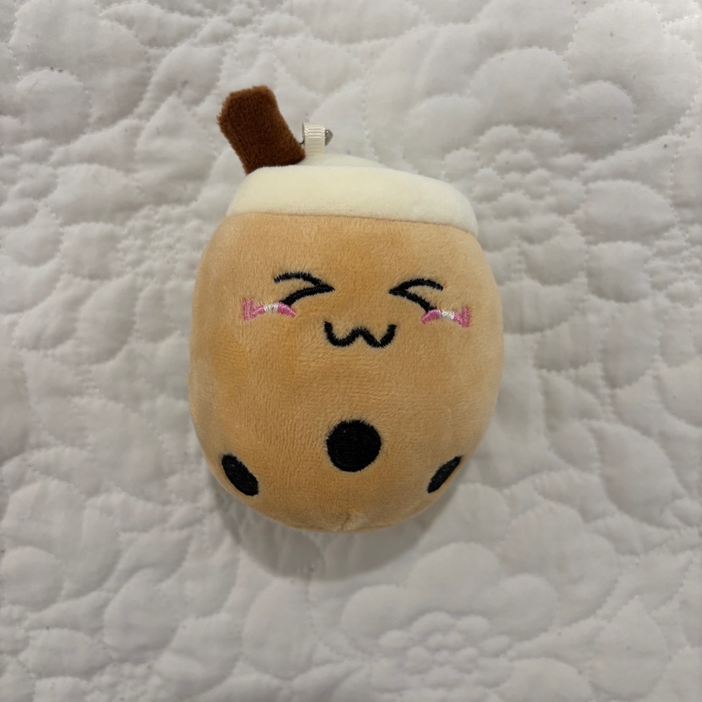 Squishy Boba Bubble Tea Plush Keychain - Squishmallow replica